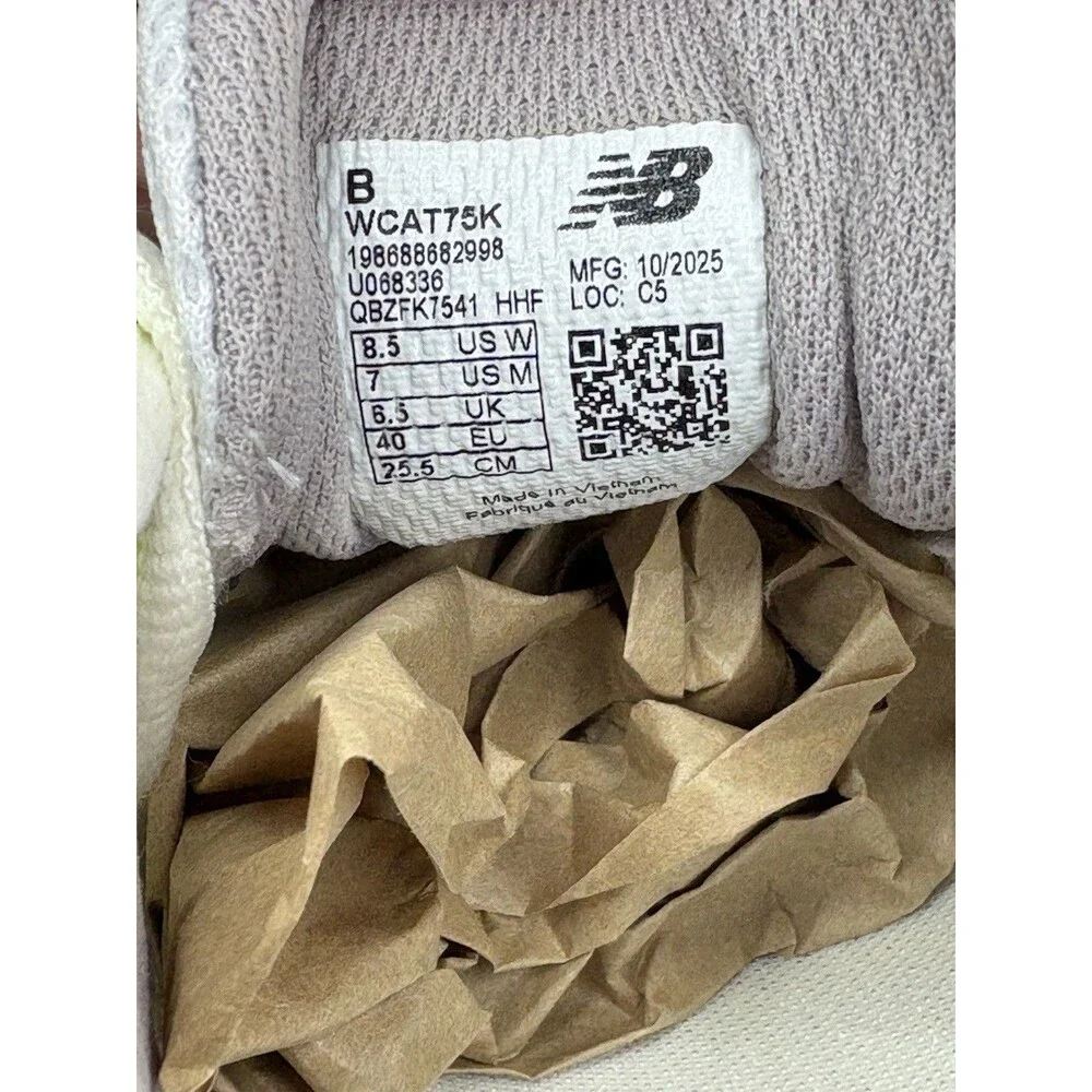 New Balance CTLYST Women’s 8.5 Shoes Sea Salt Truffle White Training Gym Walking